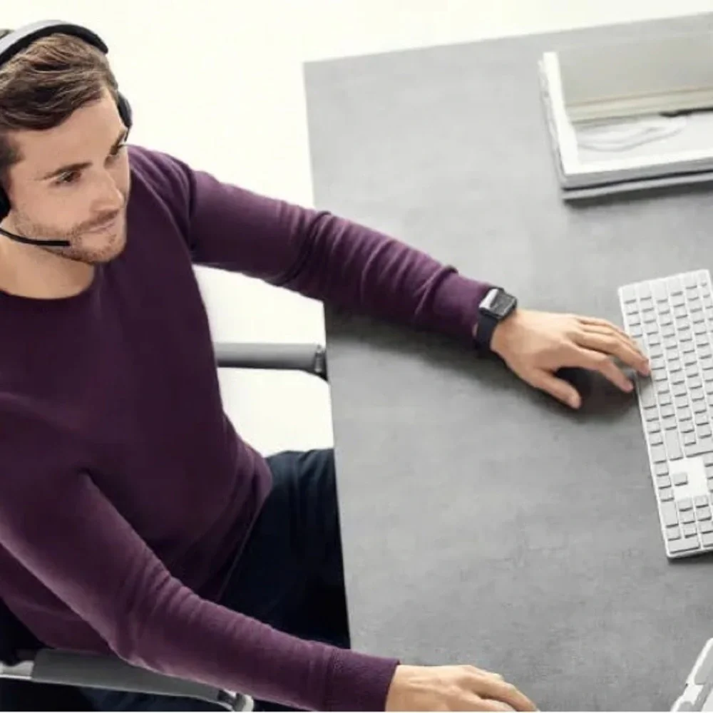 NIB Jabra Evolve 40 MS Mono Headset